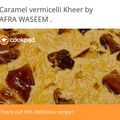 DROOLSOME MORSEL BY AFREEN WASEEM 's cooksnap of when they made Caramel seviyan kheer.