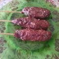 El cooksnap de Miriam Bogado Frías cuando hizo Kofta kebab – Albóndigas árabes .