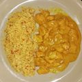 El cooksnap de R cuando hizo Pollo al curry Thai con cuscús.