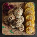il Francesca Diomede quando ha preparato Polpette di orata e polpo in crosta di sesamo