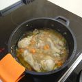 El cooksnap de Danierl cuando hizo Pollo a la cerveza.