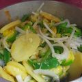 El cooksnap de González yamila cuando hizo Revuelto de zapallito, papa, morrón, cebolla y huevo.