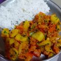 Shivani Pandya का कुकस्नैप जब उन्होंने आलू टमाटर की सब्जी(ALOO TAMATAR K SABZI RECIE IN HINDI) बनाया था।