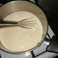 El cooksnap de Mariana Vigil cuando hizo Crema casera con merengue y caramelo.