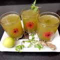 Jayshree Doshi's cooksnap of when they made લીંબુ આદુ ફુદીના નું શરબત (Limbu Ginger Pudina Sharbat Recipe In Gujarati).