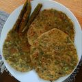 Luna Bose's cooksnap of when they made গ্রীন অনিয়ন পরোটা(green onion porota recipe in Bengali).