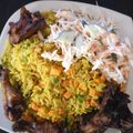 Chikodi amadi's cooksnap of when they made Fried rice,salad and fried chicken.