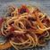 El cooksnap de Marcelo Suarez cuando hizo Fideos con verduras al wok.