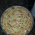 El cooksnap de vinka cuando hizo Tarta de pollo, queso, panceta y jamón.