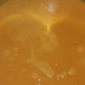 El cooksnap de Ari Rodriguez cuando hizo Crema de calabaza con pimientos del piquillo.