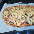 El cooksnap de Laura AO cuando hizo Pizza carbonara con base de quinoa.