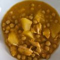 El cooksnap de Isa cuando hizo Estofado de pollo con garbanzos.