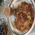 Sonal Sharma का कुकस्नैप जब उन्होंने मूंग दाल और भाजी का चीला (moong dal aur bhaji ka cheela recipe in Hindi) बनाया था।