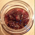 El cooksnap de Leticia Calva cuando hizo Mermelada de arándanos sin azúcar.