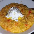 Cooksnap από Strata Al. στη συνταγή Oatmeal πικάντικο με ντομάτα και πιπεριά