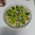 El cooksnap de Natalia Carmona cuando hizo Tarta de queso y fruta (Microondas).