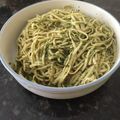 El cooksnap de Olga Ruelas cuando hizo Pesto albahaca y perejil.