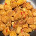 Cooksnap dari mutiabest untuk resep Tahu Telur Asin / Salted Egg Tofu