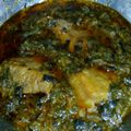 Hina Ibrahim's cooksnap of when they made Palak Gosht.