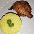 Ning Corpuz's cooksnap of when they made Roasted Peri-peri Chicken w/ Yellow Rice.