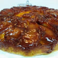 El cooksnap de Carola Del Rio cuando hizo Tarta de manzanas invertida.