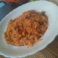 El cooksnap de Marian Delgado Tello cuando hizo Wok de arroz frito basmati, con costillas de cordero adobadas.