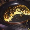 El cooksnap de Sebastián León Picunche cuando hizo Tortilla de zapallo italiano.