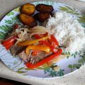 El cooksnap de Kiara Martinez cuando hizo Bistec encebollado.