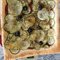 El cooksnap de doclauris cuando hizo Hojaldre de tomate 🍅 calabacín 🥒 y mozzarella 🧀.
