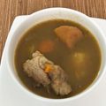El cooksnap de Natalia Andrea cuando hizo Sopa de Costillas.