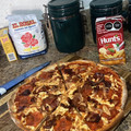 El cooksnap de Faviola Chavez Ramos cuando hizo Pizza Fácil mexicana.