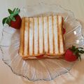 Cooksnap από Harley στη συνταγή Τοστ με φράουλες και Philadelphia🍓