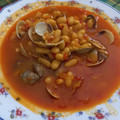 El cooksnap de Isa Garcia. cuando hizo Alubias con almejas.
