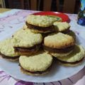 El cooksnap de Caro cuando hizo Alfajores de coco.