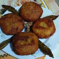 Abhilasha Singh का कुकस्नैप जब उन्होंने लेफ्टओवर राइस और आलू नगेट्स बनाया था।