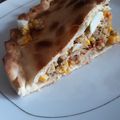 El cooksnap de Flor Barboza cuando hizo Tarta de choclo y atún.