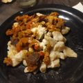 El cooksnap de Lucia Peralta cuando hizo Ñoquis de harina.