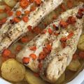 El cooksnap de Elena cuando hizo Merluza al horno con patatas.