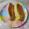 El cooksnap de Fernanda Merlan cuando hizo Panchos envueltos con masa casera.
