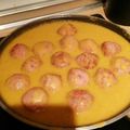 El cooksnap de Skittles Blog cuando hizo Albóndigas en salsa.