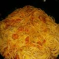 Rhythm's cooksnap of when they made Bang Bang Shrimp Pasta.