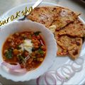 suraksha rastogi का कुकस्नैप जब उन्होंने प्याज का पराठा (pyaz ka paratha recipe in Hindi) बनाया था।
