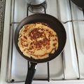 El cooksnap de Giovanna Subilibia cuando hizo Panqueques tradicionales.