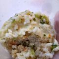 Cooksnap dari Intan N untuk resep Cheesy Steamed Rice with Shrimp (MPASI10m+)