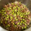 柯采穎 的 香腸雞肉炊飯。電鍋料理 cooksnap