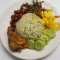 Cooksnap dari Felicia Anjani untuk resep Nasi Lemak Hijau Pandan