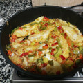El cooksnap de maykaleyre cuando hizo Filetes merluza con verdura.