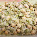 El cooksnap de belgobe cuando hizo Brócoli, calabacín, cebolla y garbanzos.