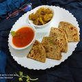 Pratima Pradeep का कुकस्नैप जब उन्होंने ढाबा स्टाइल आलू का पराठा विथ व्हाइट बटर बनाया था।