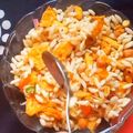 Alveera Khan का कुकस्नैप जब उन्होंने चटपटी झालमुड़ी (Chatpati jhalmudi recipe in Hindi) बनाया था।